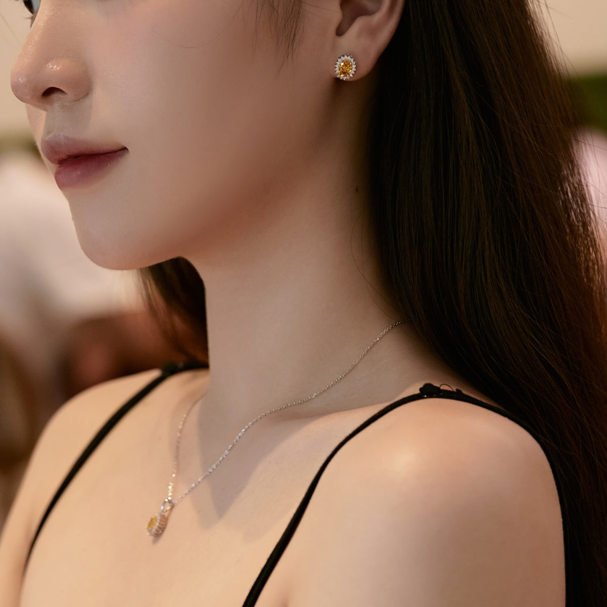 [Rose Tomorrow]Delicate Radiant Oval Cut Daily Earrings