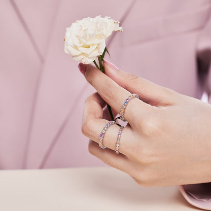 [Rose Tomorrow]Elegant Energetic Round Cut Daily Ring