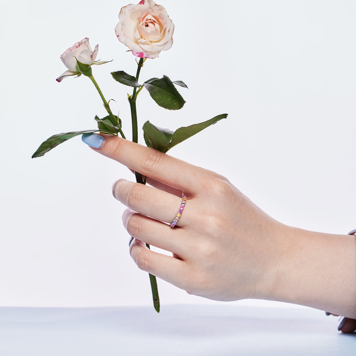 [Rose Tomorrow]Dazzling Resplendent Round Cut Party Ring