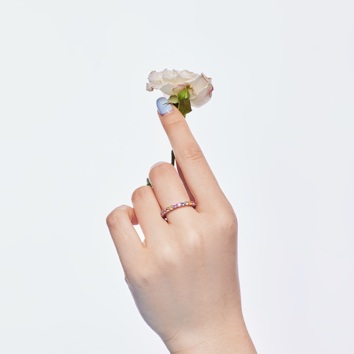 [Rose Tomorrow]Dazzling Resplendent Round Cut Party Ring