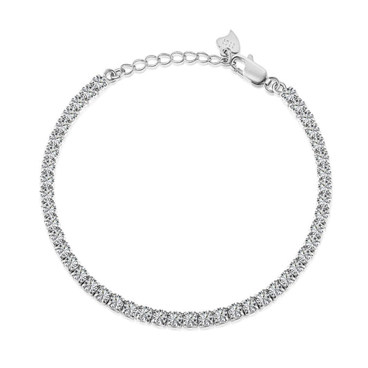 [Rose Tomorrow]Sparkling Round Cut Daily Bracelet