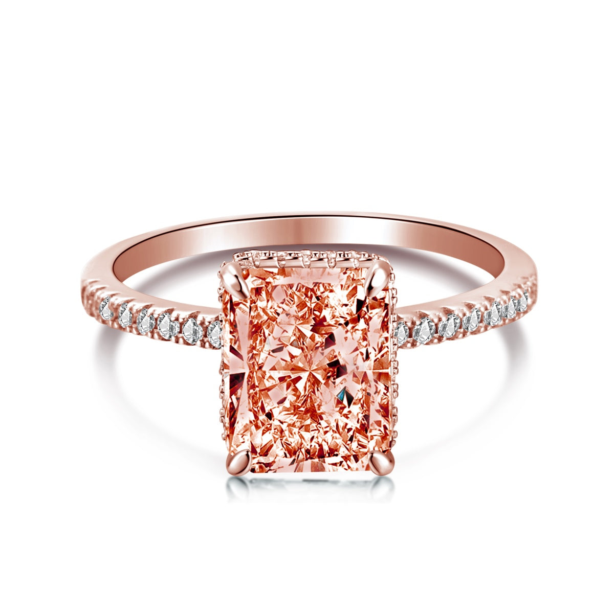 [Rose Tomorrow]4.0 Carat Luxurious Engagement Ring