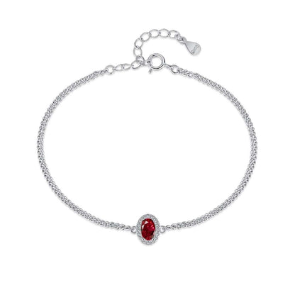 [Rose Tomorrow]Exquisite Oval Shape Bracelet