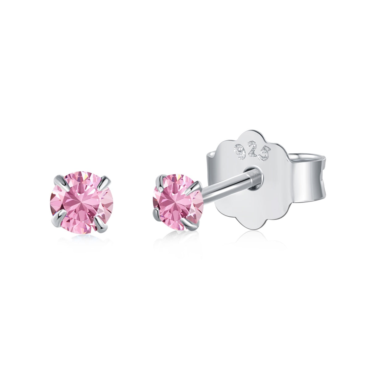 [Rose Tomorrow]Delicate Solitaire Earrings