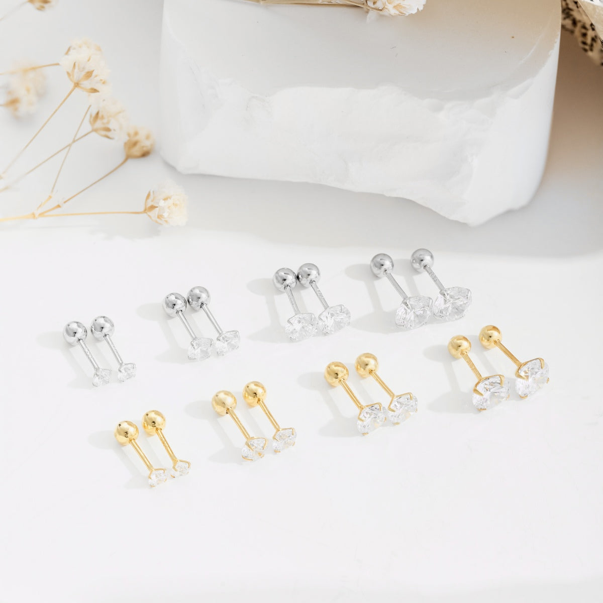 [Rose Tomorrow]Unique U-Shaped Ear Bone Earrings