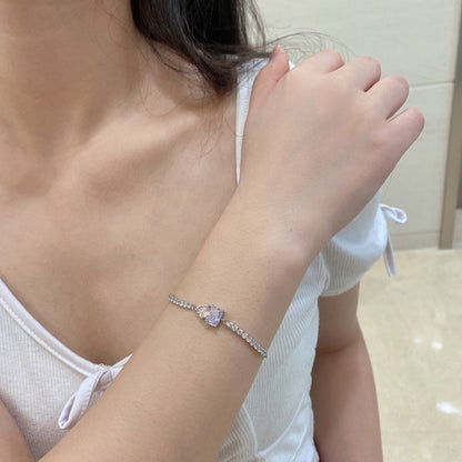 [Rose Tomorrow]Dazzling Unique Multi Shape Lover Bracelet