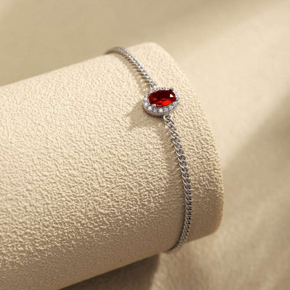 [Rose Tomorrow]Exquisite Oval Shape Bracelet