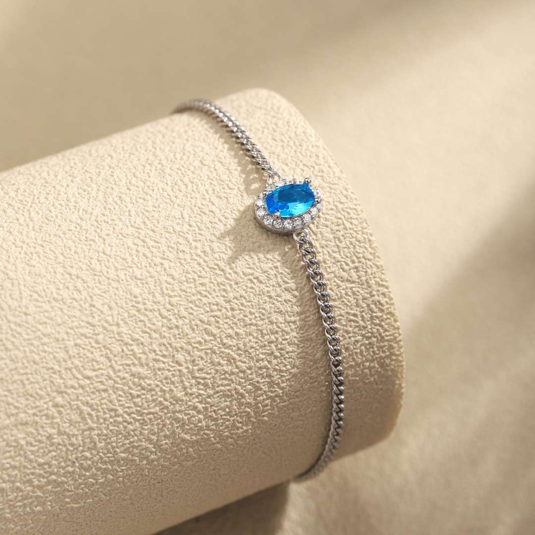 [Rose Tomorrow]Exquisite Oval Shape Bracelet