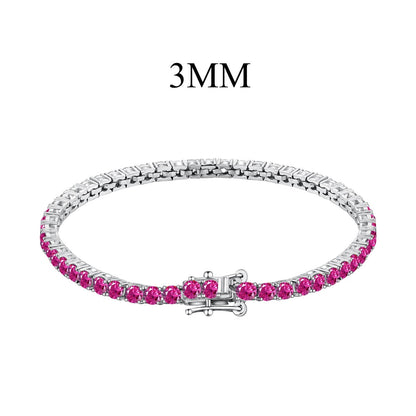 [Rose Tomorrow]Radiant Colorful Round Cut Party Bracelet