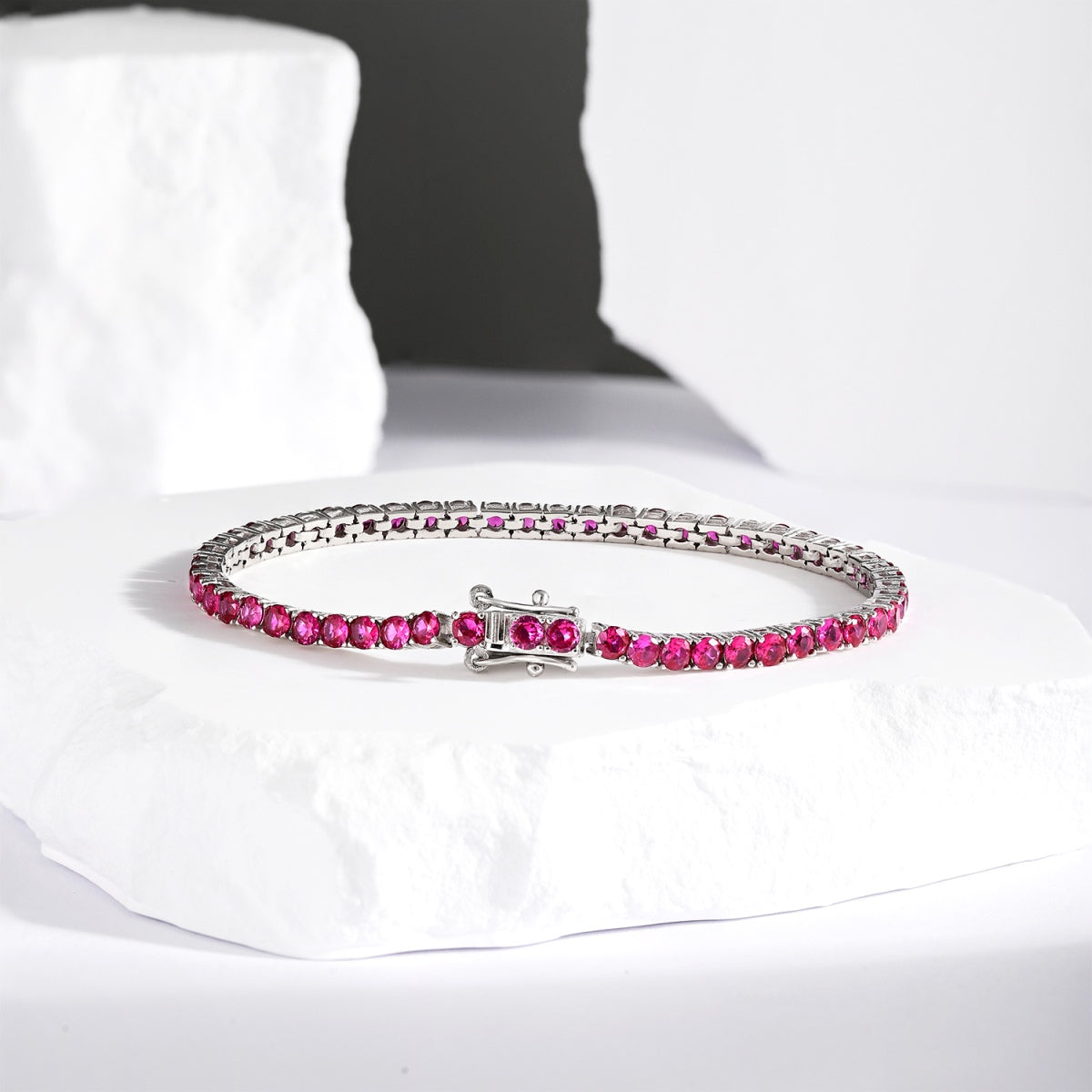 [Rose Tomorrow]Radiant Colorful Round Cut Party Bracelet