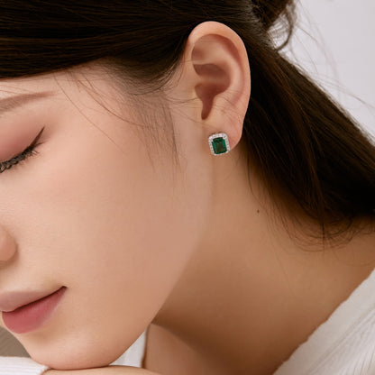 [Rose Tomorrow]Luxurious Dainty Emerald Cut Banquet Earrings