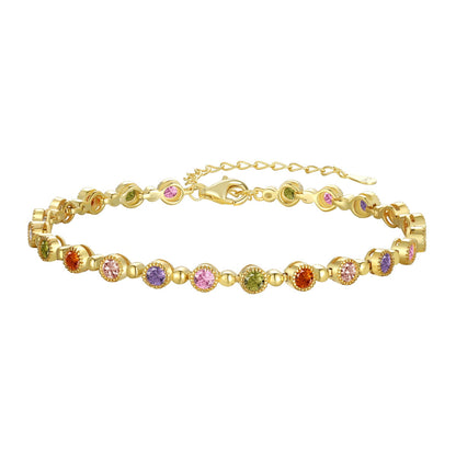 [Rose Tomorrow]Sparkling Exquisite Round Cut Party Bracelet