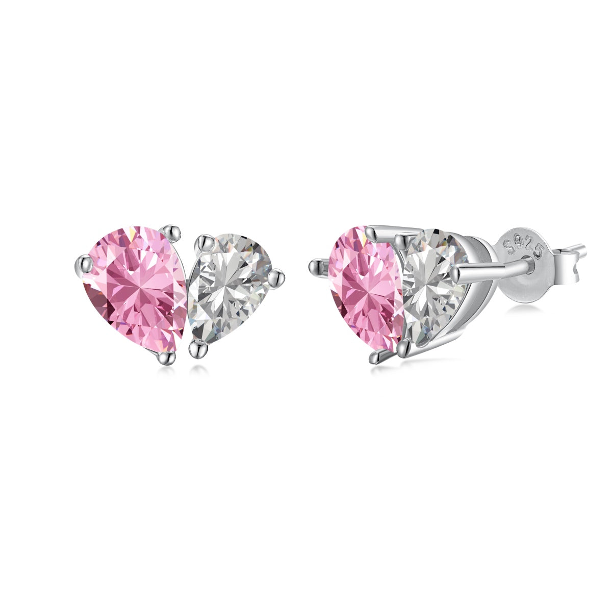 [Rose Tomorrow]Dazzling Elegant Heart Cut Lover Earrings