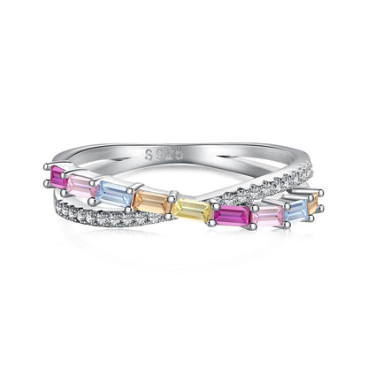 [Rose Tomorrow]Energetic Elegant Radiant Cut Party Ring