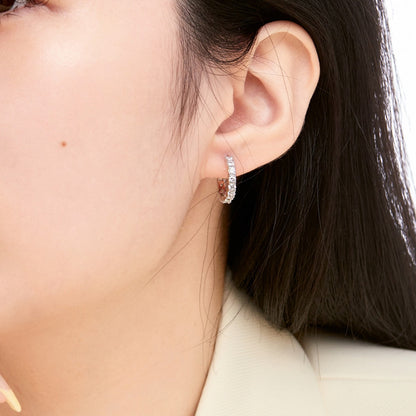 [Rose Tomorrow]Radiant Colorful Round Cut Earrings