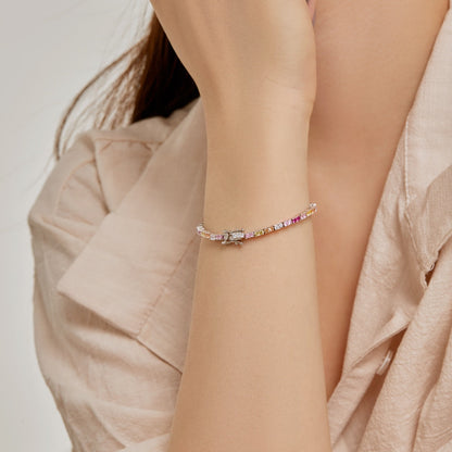 [Rose Tomorrow]Delicate Romantic Heart Shape Lover Bracelet